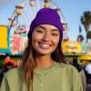 imageDALIX Cuff Beanie Cap 12quot Royal Red Black Navy Blue Orange Lime Green White Canary Yellow Pink CamoPurple
