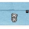 imageDALIX Ice Bear Embroidered Beanie Hat Polar Bear Cozy Knit Cap Cold Weather MensBaby Blue