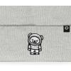 imageDALIX Ice Bear Embroidered Beanie Hat Polar Bear Cozy Knit Cap Cold Weather MensLight Gray