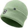 imageDALIX Ice Bear Embroidered Beanie Hat Polar Bear Cozy Knit Cap Cold Weather MensLight Green