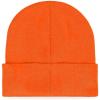 imageDALIX Ice Bear Embroidered Beanie Hat Polar Bear Cozy Knit Cap Cold Weather MensNeon Orange