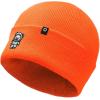 imageDALIX Ice Bear Embroidered Beanie Hat Polar Bear Cozy Knit Cap Cold Weather MensNeon Orange