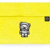 imageDALIX Ice Bear Embroidered Beanie Hat Polar Bear Cozy Knit Cap Cold Weather MensNeon Yellow