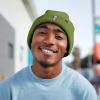 imageDALIX Ice Bear Embroidered Beanie Hat Polar Bear Cozy Knit Cap Cold Weather MensOlive