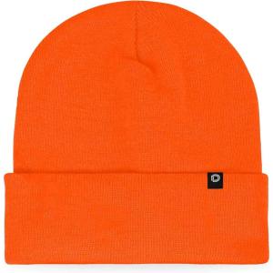 imageDALIX Cuff Beanie Cap 12quot Royal Red Black Navy Blue Orange Lime Green White Canary Yellow Pink CamoNeon Orange