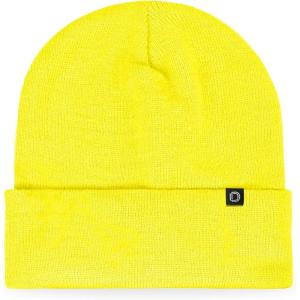 imageDALIX Cuff Beanie Cap 12quot Royal Red Black Navy Blue Orange Lime Green White Canary Yellow Pink CamoNeon Yellow