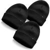 imageDALIX Beanie Soft Knit 3 Pack Stretch Skully Warm Winter SkiColor 2