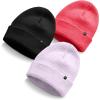 imageDALIX Beanie Soft Knit 3 Pack Stretch Skully Warm Winter SkiColor 6