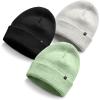 imageDALIX Beanie Soft Knit 3 Pack Stretch Skully Warm Winter SkiColor 7