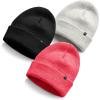imageDALIX Beanie Soft Knit 3 Pack Stretch Skully Warm Winter SkiColor 8