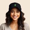 imageDALIX Cute Exotic Frog Hat Womens Embroidered Baseball CapBlack