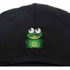imageDALIX Cute Exotic Frog Hat Womens Embroidered Baseball CapBlack