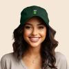 imageDALIX Cute Exotic Frog Hat Womens Embroidered Baseball CapDark Green