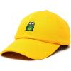 imageDALIX Cute Exotic Frog Hat Womens Embroidered Baseball CapGold