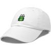 imageDALIX Cute Exotic Frog Hat Womens Embroidered Baseball CapWhite