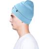 imageDALIX Ghost Life Embroidered Beanie Hat Knit Cap Cold Weather WomensBaby Blue