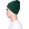 imageDALIX Ghost Life Embroidered Beanie Hat Knit Cap Cold Weather WomensGreen