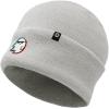 imageDALIX Ghost Life Embroidered Beanie Hat Knit Cap Cold Weather WomensLight Gray