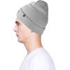 imageDALIX Ghost Life Embroidered Beanie Hat Knit Cap Cold Weather WomensLight Gray