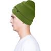 imageDALIX Ghost Life Embroidered Beanie Hat Knit Cap Cold Weather WomensOlive