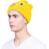 imageDALIX Ghost Life Embroidered Beanie Hat Knit Cap Cold Weather WomensYellow