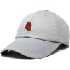 imageDALIX Strawberry Embroidered Cotton Dad Hat Fruit Adjustable Casual Baseball Cap Nature WomensGray