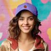imageDALIX Strawberry Embroidered Cotton Dad Hat Fruit Adjustable Casual Baseball Cap Nature WomensLavender