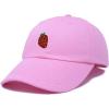 imageDALIX Strawberry Embroidered Cotton Dad Hat Fruit Adjustable Casual Baseball Cap Nature WomensLight Pink