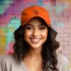 imageDALIX Strawberry Embroidered Cotton Dad Hat Fruit Adjustable Casual Baseball Cap Nature WomensOrange