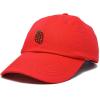 imageDALIX Strawberry Embroidered Cotton Dad Hat Fruit Adjustable Casual Baseball Cap Nature WomensRed