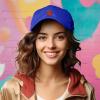 imageDALIX Strawberry Embroidered Cotton Dad Hat Fruit Adjustable Casual Baseball Cap Nature WomensRoyal Blue