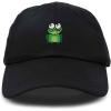 imageDALIX Cute Exotic Frog Hat Womens Embroidered Baseball CapBlack