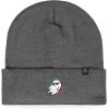 imageDALIX Ghost Life Embroidered Beanie Hat Knit Cap Cold Weather WomensAsphalt Gray