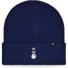 imageDALIX K Pop Heart Embroidered Beanie Snap Cute Warm Winter Knit Hat for WomenNavy Blue