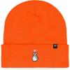imageDALIX K Pop Heart Embroidered Beanie Snap Cute Warm Winter Knit Hat for WomenNeon Orange