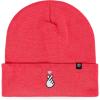 imageDALIX K Pop Heart Embroidered Beanie Snap Cute Warm Winter Knit Hat for WomenNeon Pink