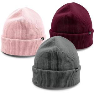 imageDALIX Beanie Soft Knit 3 Pack Stretch Skully Warm Winter SkiColor 16