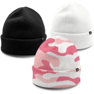 imageDALIX Beanie Soft Knit 3 Pack Stretch Skully Warm Winter SkiColor 9