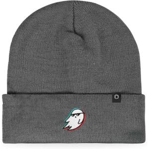 imageDALIX Ghost Life Embroidered Beanie Hat Knit Cap Cold Weather WomensAsphalt Gray