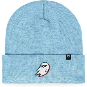 imageDALIX Ghost Life Embroidered Beanie Hat Knit Cap Cold Weather WomensBaby Blue