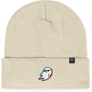 imageDALIX Ghost Life Embroidered Beanie Hat Knit Cap Cold Weather WomensBeige