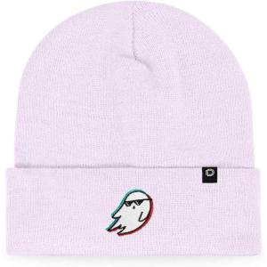 imageDALIX Ghost Life Embroidered Beanie Hat Knit Cap Cold Weather WomensLavender