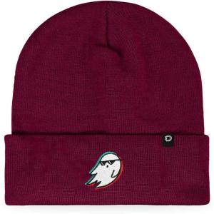 imageDALIX Ghost Life Embroidered Beanie Hat Knit Cap Cold Weather WomensMaroon