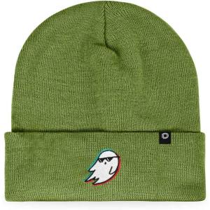 imageDALIX Ghost Life Embroidered Beanie Hat Knit Cap Cold Weather WomensOlive