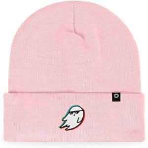 imageDALIX Ghost Life Embroidered Beanie Hat Knit Cap Cold Weather WomensPink
