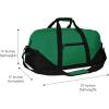 image21quot Large Duffle Bag with Adjustable StrapDark Green