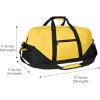image21quot Large Duffle Bag with Adjustable StrapGold