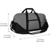 image21quot Large Duffle Bag with Adjustable StrapGray