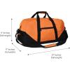 image21quot Large Duffle Bag with Adjustable StrapOrange