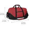 image21quot Large Duffle Bag with Adjustable StrapRed